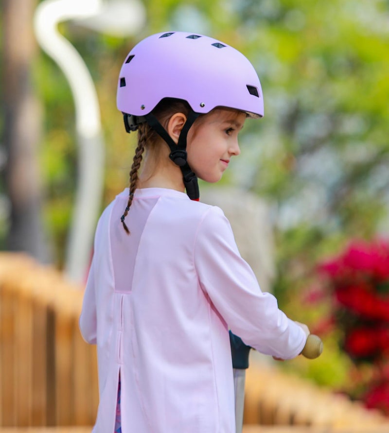 Apusale Bike Skateboard Helmet  Adjustable and Multi-Sport for Skate Scooter  3 Sizes for Adult Youth Kids Toddler (Pink) - Image 2